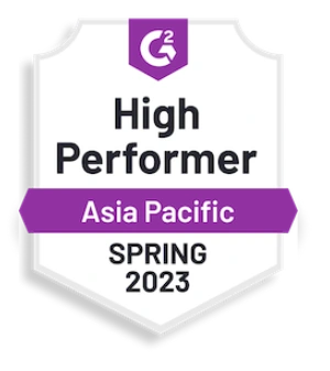 G2 High Performer Asia Pacific Spring 2023
